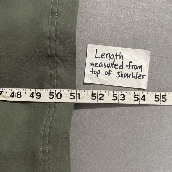 White Stag Jumper Dress Size L Sage Green Minimalist Lagenlook Modest Country - Picture 10 of 10